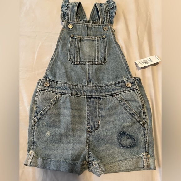 GAP Other - Baby Gap Girl’s Denim Shortall NWT